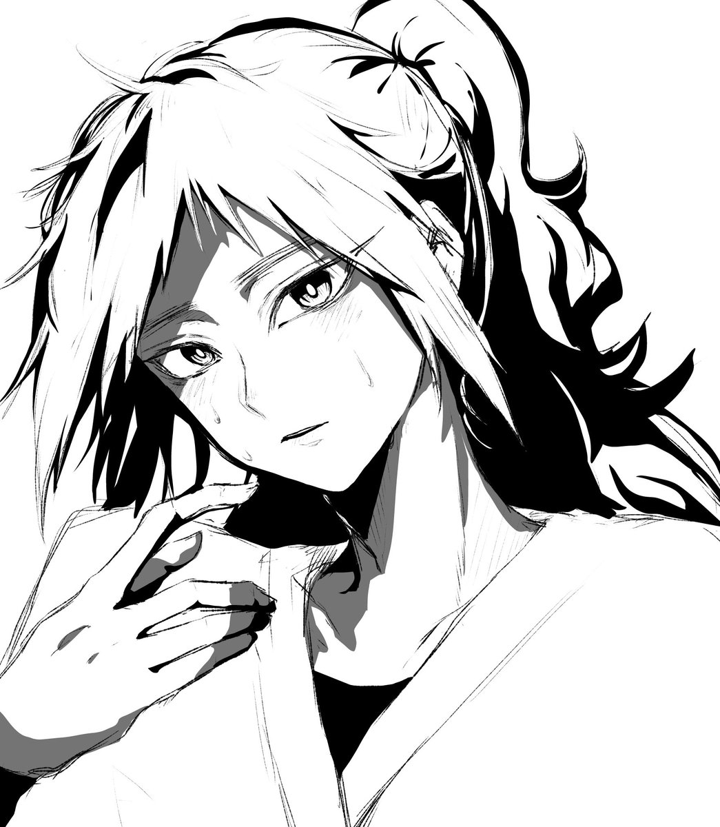 らくがき（久々知のつもり）