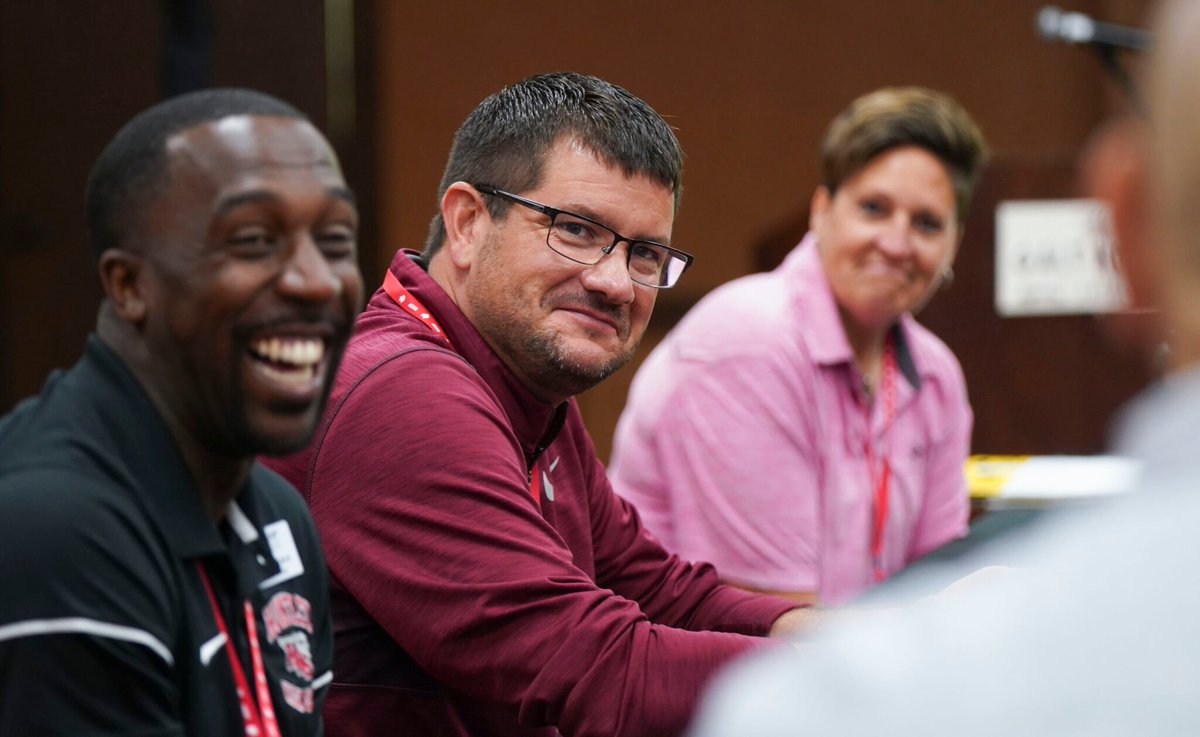 NASSP's tweet photo. New teachers, new energy, new challenges. Principal Greg Johnson shares how thoughtful onboarding &amp; staff development at West Liberty-Salem HS helps teachers—and students—thrive: https://t.co/fBxzY3dfQJ https://t.co/Qu55prri6p
