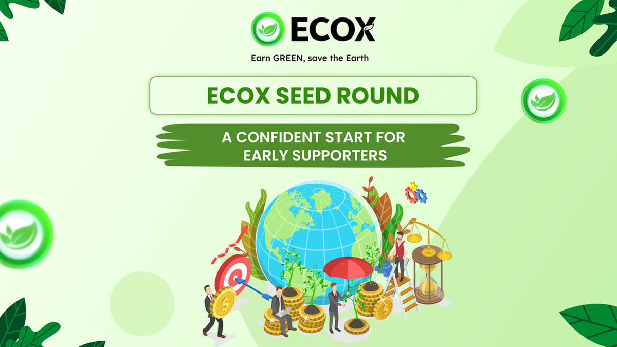 🌱 ECOX Seed Round (invest.ecox.network) - A Special Privilege For Our Legendary KOLs 

🫰 A once-in-a-lifetime opportunity!

ECOX Network officially launches the Seed Round - an exclusive investment phase dedicated to KOLs with 1,000+ referrals.

This is not just another