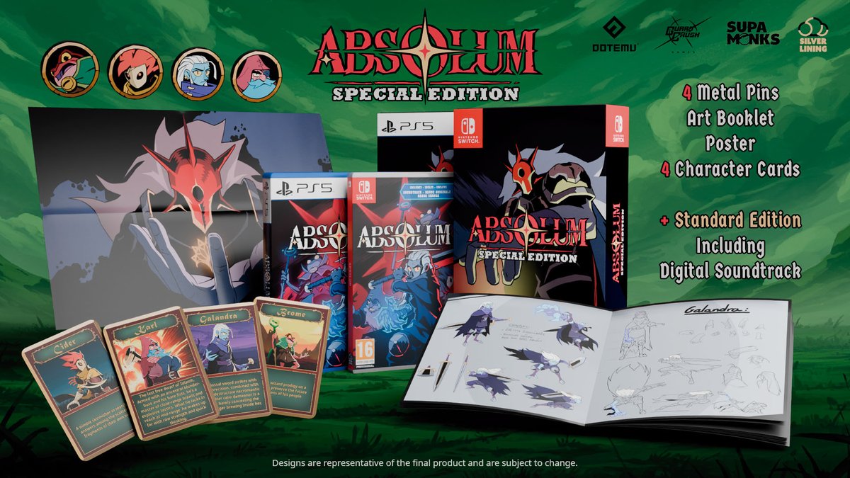 ¡#ABSOLUM ⚔️ se presenta como uno de los JUEGAZOS del año! 

¡Y ya podéis reservar su Edición Estándar y Especial por aquí!

✨ tesuragames.com/juegos/absolum/