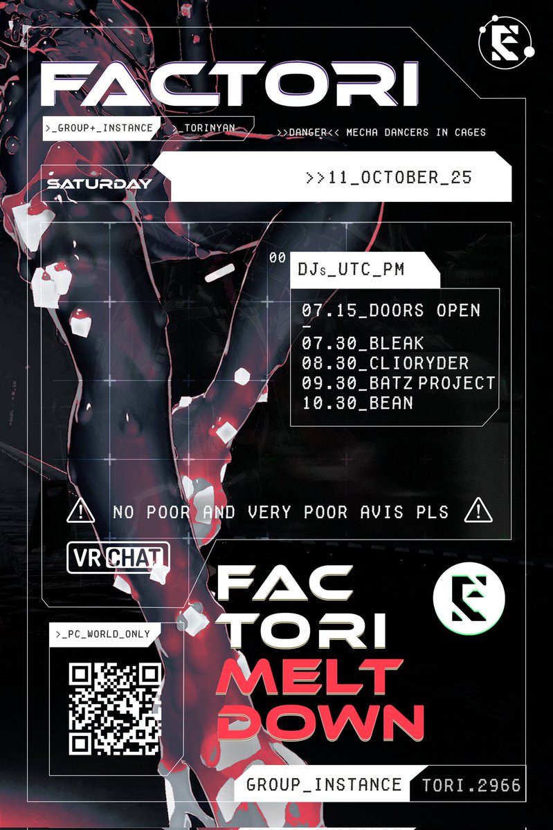 KiojinVRC's tweet image. If you wanna see me dance or just vibe and hang with the rat, you know where to find me this saturday x3