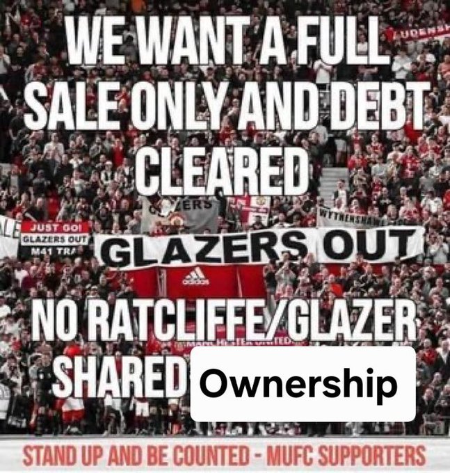 #GlazersOut
#GlazersSellManUtd
#GlazersFullSaleOnly
#GlazersAreVileVermin