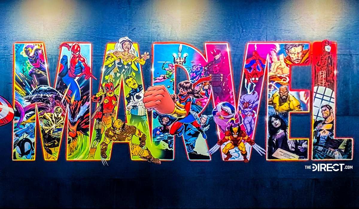 marvel_updat3s's tweet image. New official Marvel logo on display at #NYCC.