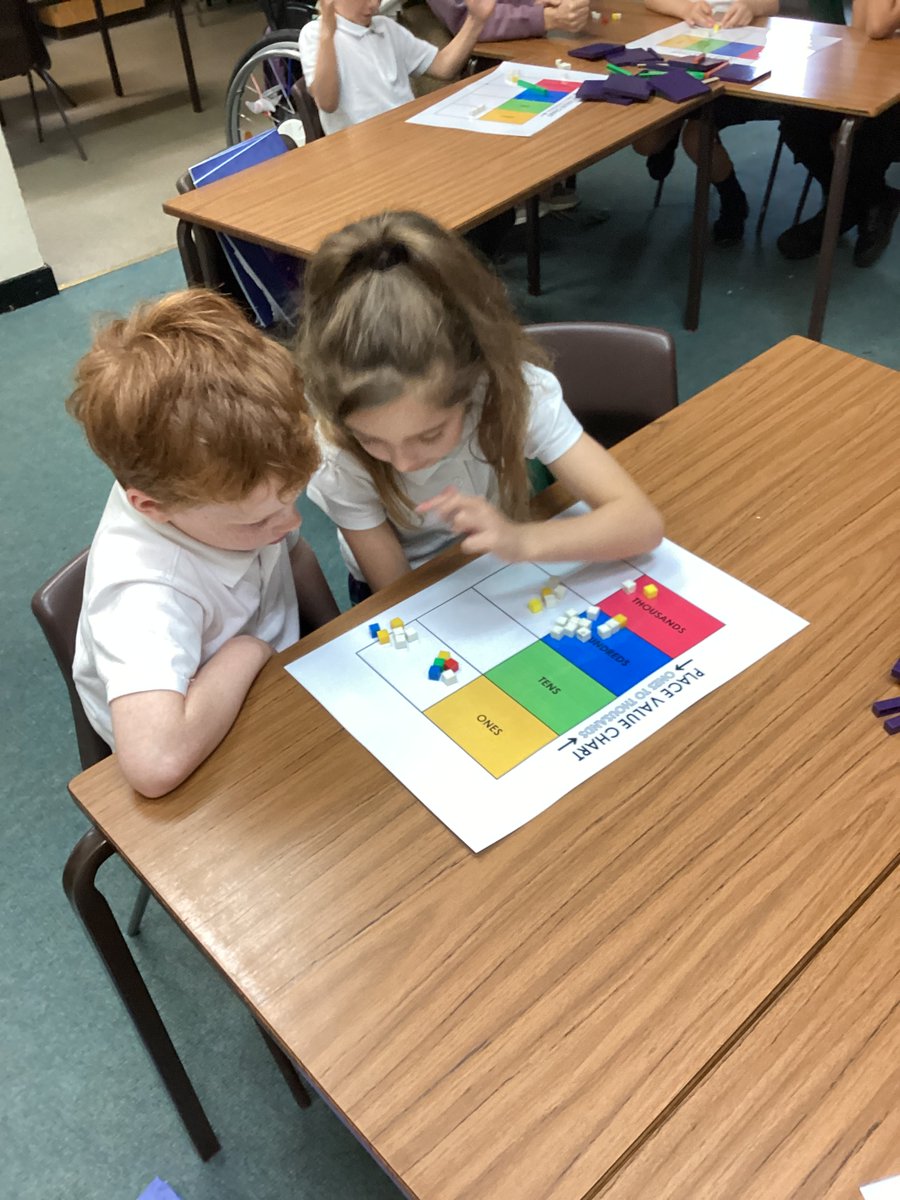 LittleSuttonCoE's tweet image. Osprey class have been working hard using base 10 to understand place value and exchange when adding and subtracting. Great work year 3! #powermaths #placevalue