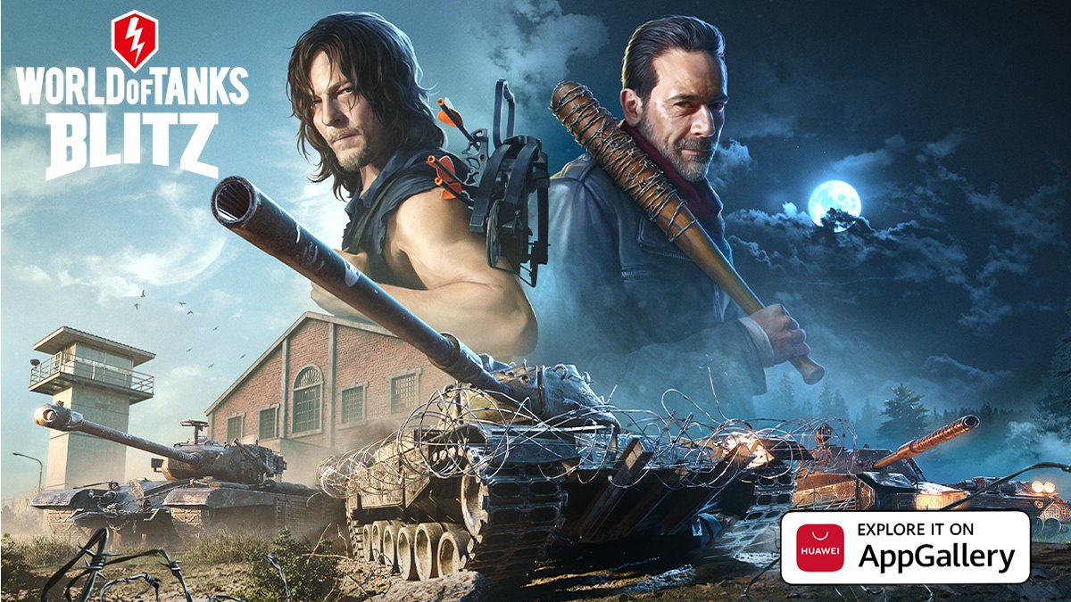 The Walking Dead x World of Tanks Blitz lands on AppGallery today! 
Join Daryl Dixon, complete missions &amp; unlock rewards — incl. the Georgia Tracker camo for your T32 tank 
 15% Huawei Points Back + discount coupons up to 30% OFF!
  bit.ly/WOTBSales
 9/10–20/10