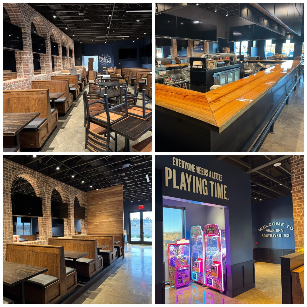 #TBT to our team’s hard work building Walk-On’s Sports Bistreaux this year! 🏗️🍔 Long days, big dreams, and serious hustle brought this spot to life. So proud of our crew! 💪 #WalkOns #TeamWork #MetroBuilt 💼:<a href="/walk_ons/">Walk-On's Sports Bistreaux</a> 📐:<a href="/rittermaher/">Steve Maher</a>