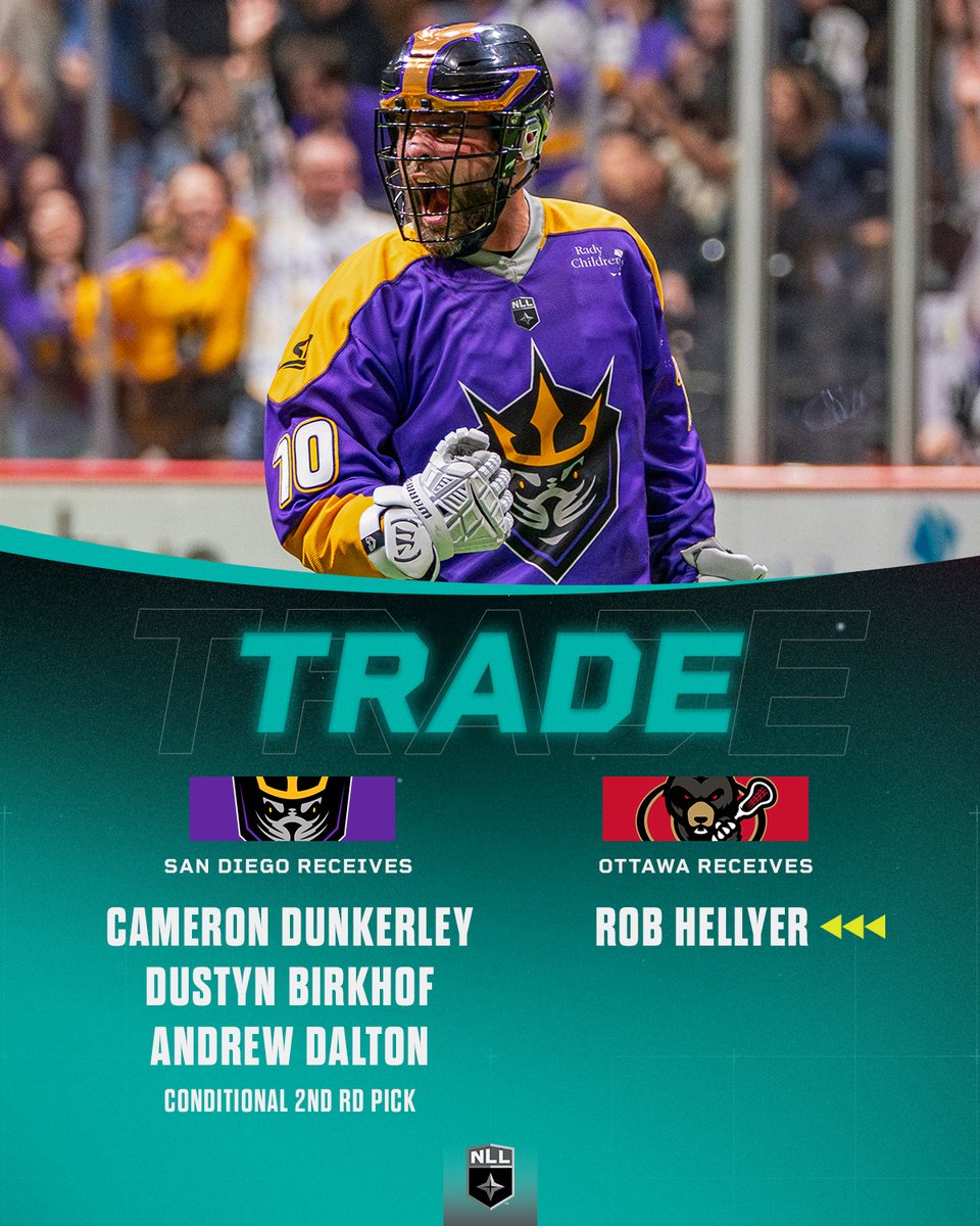 NLL's tweet photo. BREAKING: Rob Hellyer ➡️ @ottblackbears https://t.co/aOV3kYL3DP