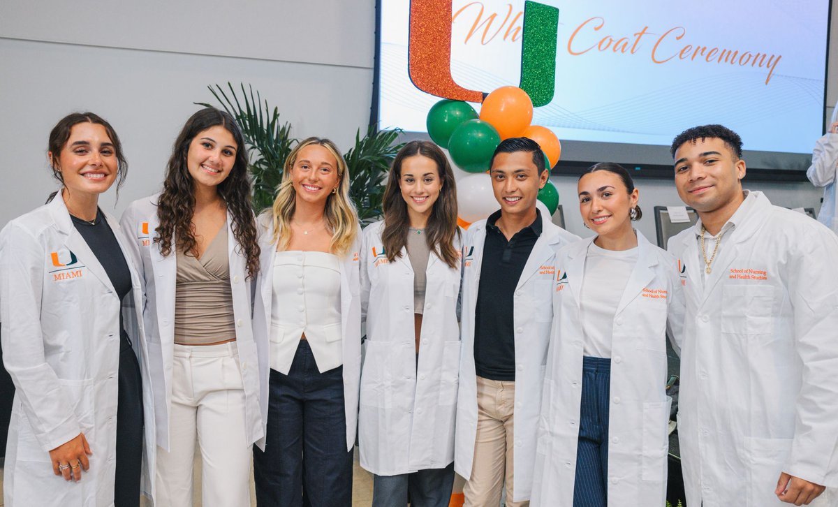 UMiamiNursing's tweet image. 🥼 Coat Our Cane Nurses — Support #futurenurses as they step into their profession with pride. Your gift provides the white coats that symbolize compassion, professionalism, and care. 

🎯 #givenow canesgive.miami.edu/campaigns/6431…

🙌 #Canes for a Cause is back, celebrating people,