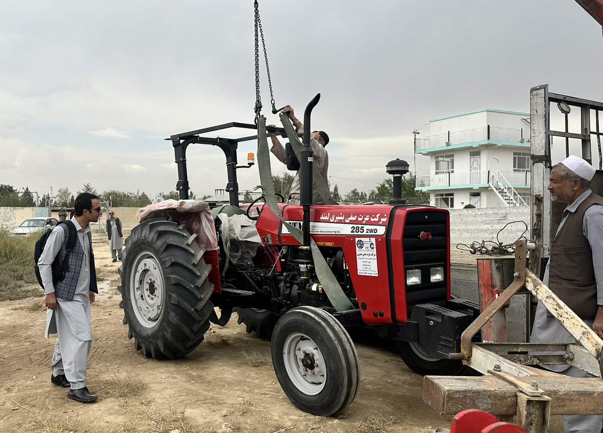 🌾 Helping cultivate hope behind the walls.

🚜 Our assistance of a tractor to Pul-i-Charkhi Prison supports farming that nourishes both body &amp; mind, improving detainees’ nutrition, skills, and psychosocial well-being through meaningful outdoor activity on  8⃣ hectares of land.