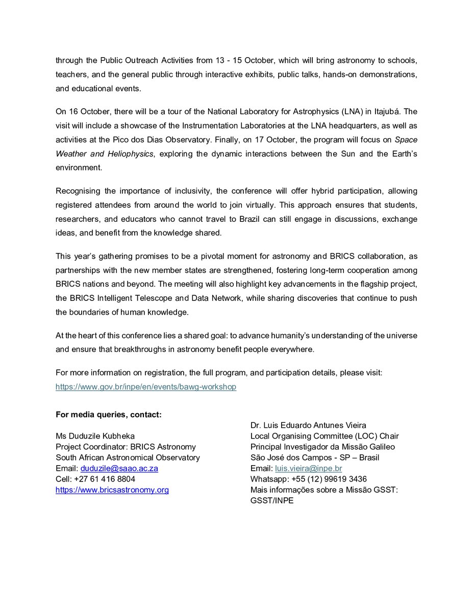 BRICS Astronomy tweet media