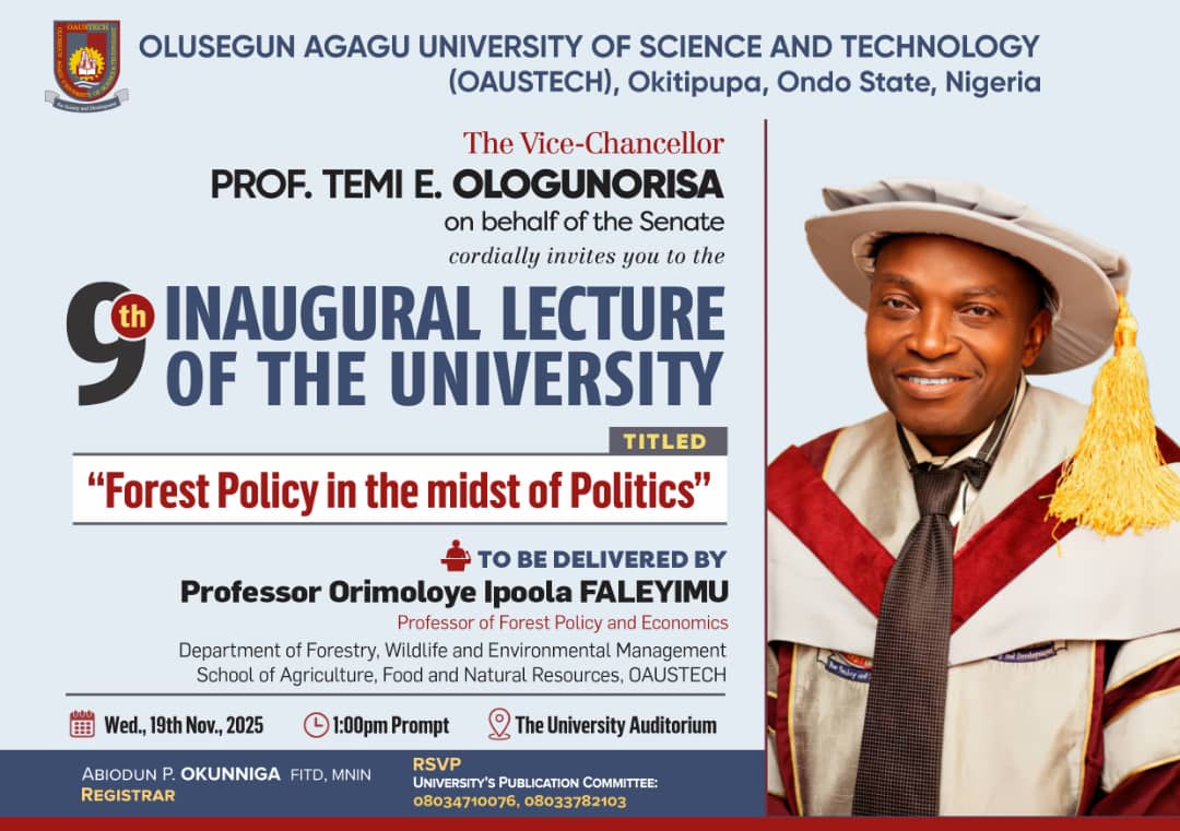 Olusegun Agagu University of Science and Tech tweet media