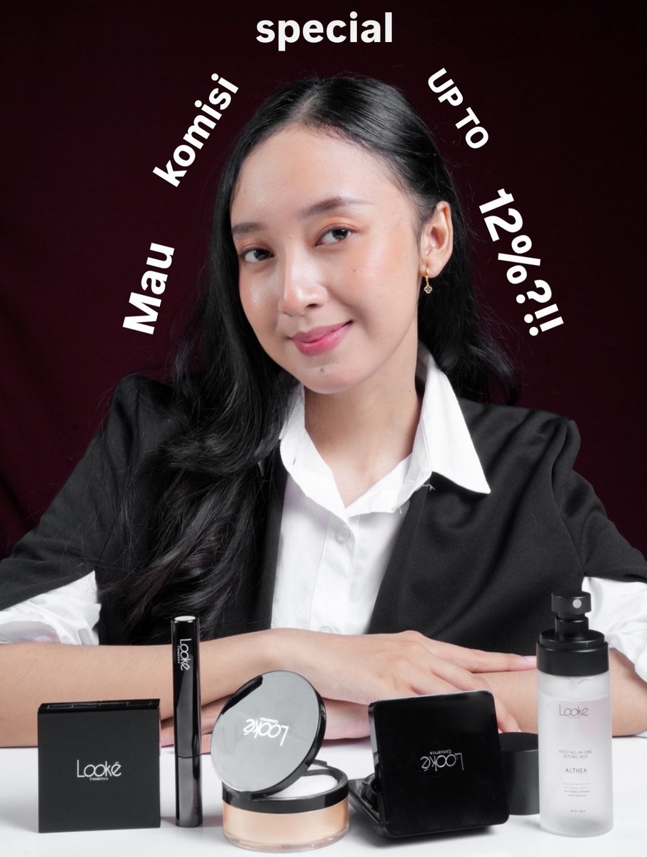 lookecosmetics's tweet image. CALLING OUT ALL BEAUTY ENTHUSIAST YANG LAGI CARI KOMISI!

Looké mau bagi2 spesial komisi buat kamuuu! Rameinn dluu nanti minké spill caranya🤏🏻