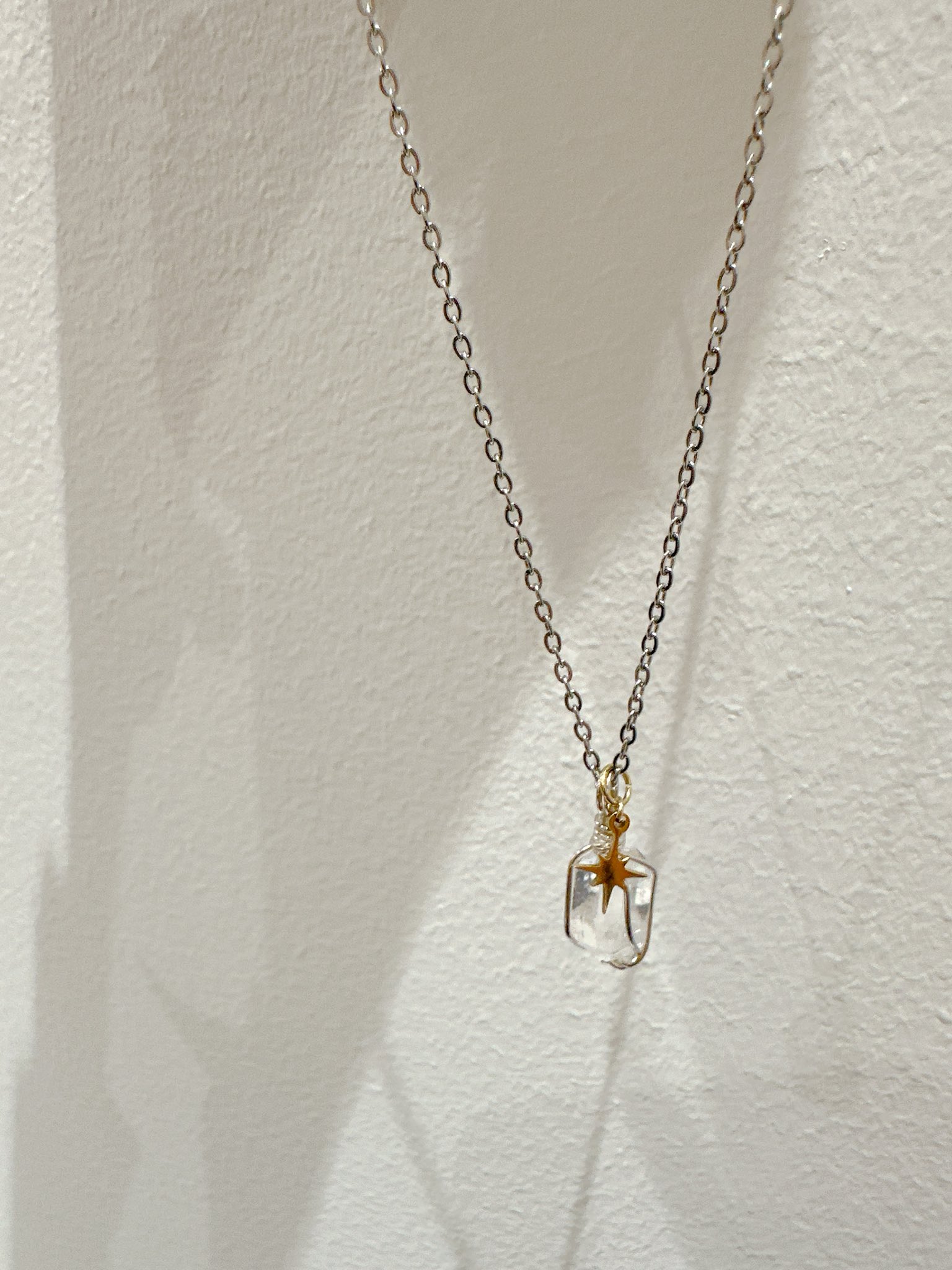 un by tomoyo yoshida ハーキマークオーツ　ネックレス un by tomoyo yoshida ハーキマークオーツ ネックレス necklace