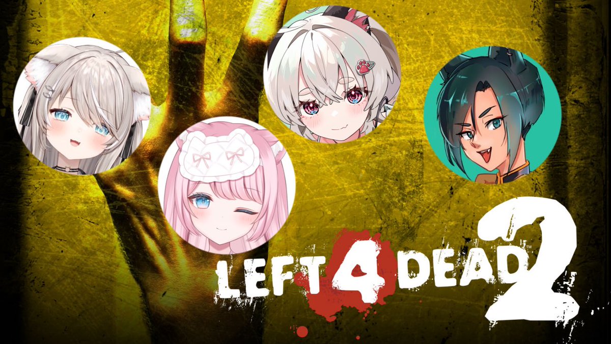 nekomachimomo's tweet photo. 今夜21時からゾンビ倒しにいく🧟♂️🧟♀️
#Left4Dead2
ちゃんもも視点↓
https://t.co/GJDKGBeJwa
#Bellmonya
#stmk12_
#ka_ke_chi https://t.co/jrITB0IItd