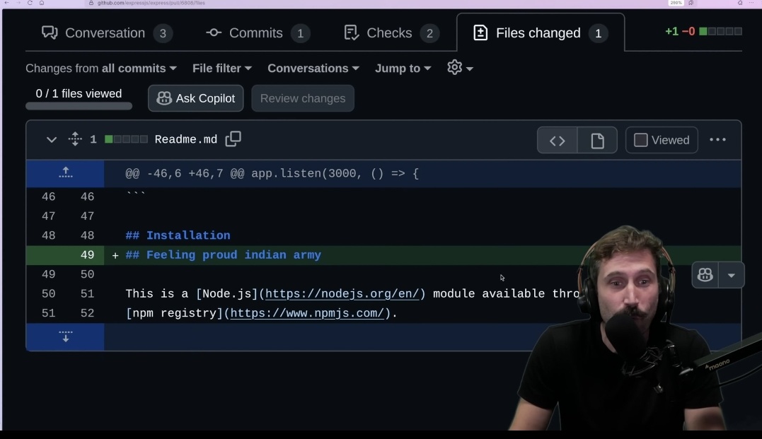 The essence of hacktoberfest goes brrrrrrrr .... I mean what was the need for this type of open source contribution 😂