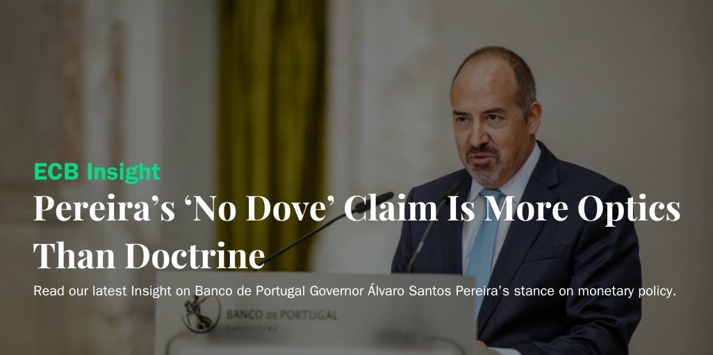 🕊️❌ “I’m absolutely not a dove,” Portugal's Pereira says about himself.

However, his early signals leave many questions. Is this posture or policy? 

🔗Read our latest Insight: econostream-media.com/news/2025-10-0…