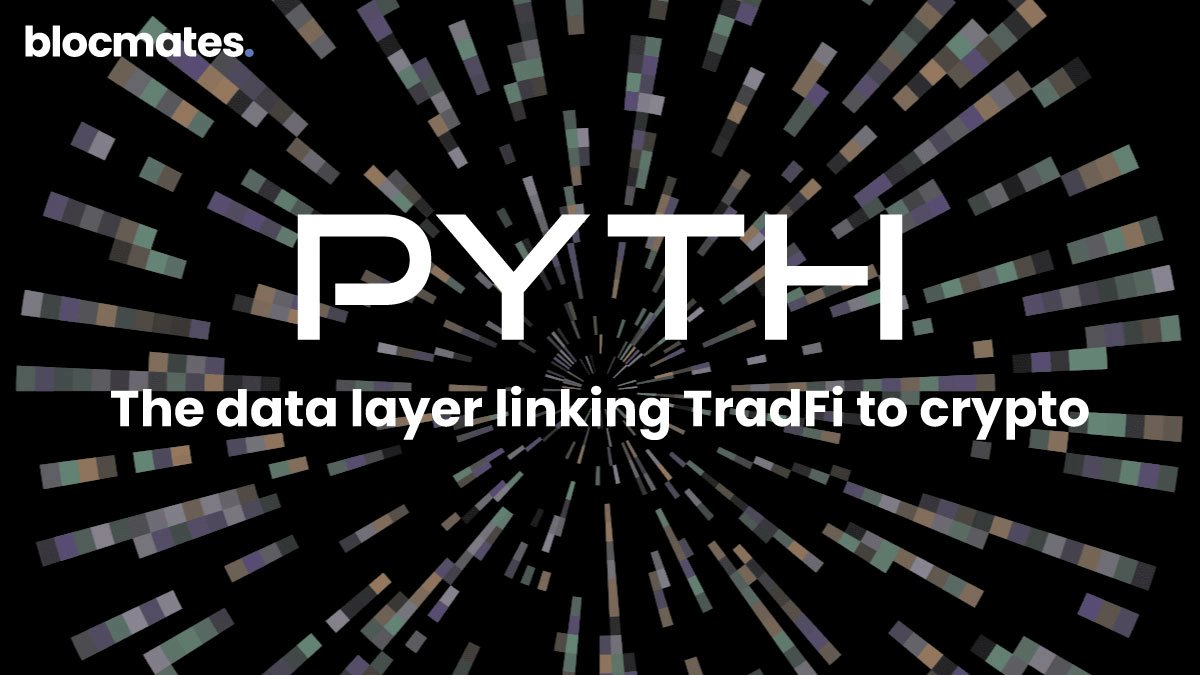 Pyth Network 横幅：连接 TradFi 与加密的数据层