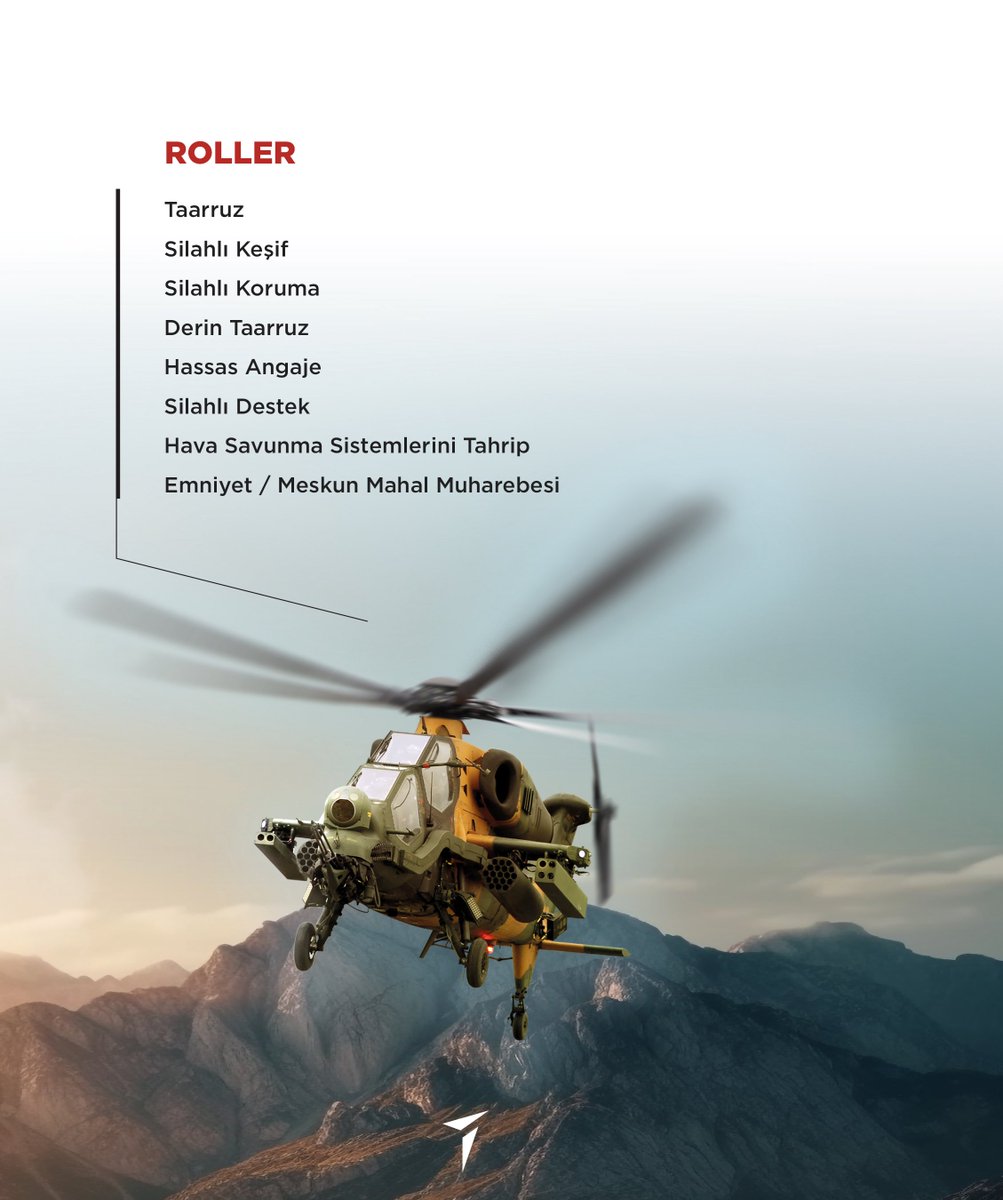 TUSAS_TR's tweet image. TÜRK HAVACILIĞININ ALTIN ÇAĞI 🇹🇷
Yüksek manevra kabiliyeti ile millî teknolojimizin gökyüzündeki gücü #T129ATAK 🚁