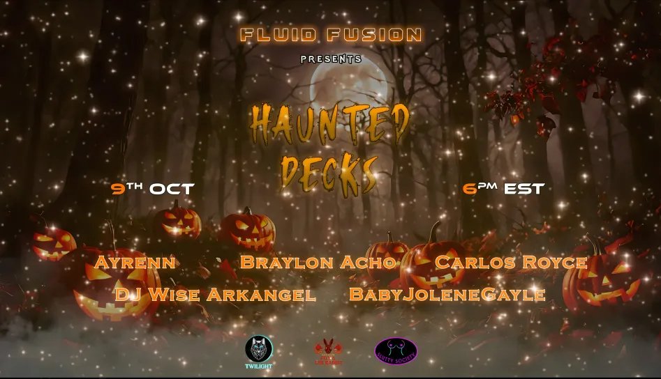 Tonight I start of Fluid Fusion's Haunted Decks night. In celebration of the spooky month! Hope to see you there! #3dxchat #3dxchatlife #3dxchatgame #3dxgirl #3dxchatDJ #SexGame <a href="/SazBabe3dxChat/">SazBabe</a> <a href="/GamerBarbie86/">SakuraRoze</a>