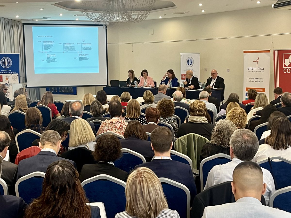 <a href="/icavor/">Icavor</a> <a href="/joan_quasar/">Joan Martínez García</a> <a href="/icafigueres/">ICAFI • Advocacia Figueres</a> <a href="/mariahilari23/">@mariahilari</a> <a href="/ICABarcelona/">ICAB · Advocacia Barcelona</a> <a href="/crivallejo/">Cristina Vallejo</a> <a href="/colnotaris/">Colegio Notarial de Cataluña</a> <a href="/RegistradorsCAT/">Decanato de los Registradores de Cataluña</a> <a href="/MireiaLabarias/">Mireia Labarías</a> <a href="/ICATERadvocats/">Advocats Terrassa</a> ⚖️Discapacitat: conflictes recurrents, litigis i protecció patrimonial

✅La dignitat i els drets de les persones amb discapacitat

🗣️Javier Hernández, Tribunal Suprem
🗣️<a href="/immabarral/">Imma Barral</a> <a href="/justiciacat/">Justícia</a>
🗣️<a href="/antonimolas/">Antoni Molas</a> <a href="/advocatsvic/">ICAVIC</a>

👩‍⚖️ <a href="/annavaldevia/">Anna Valdé Via</a> <a href="/icagirona/">ICAG</a>
✍🏻 M.Carmen Martínez <a href="/icavor/">Icavor</a>