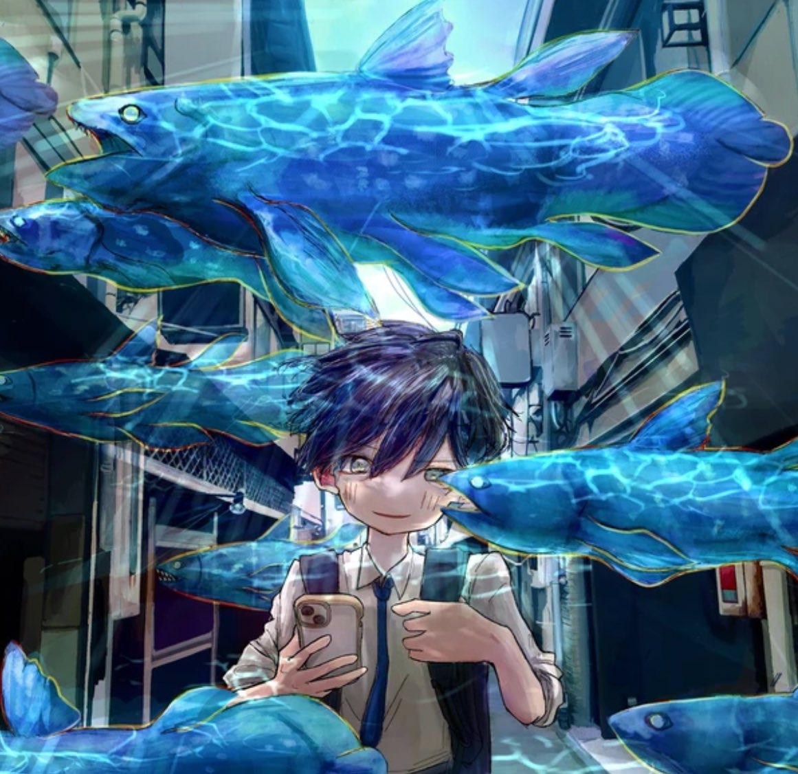 こちらの作品がpixiv高校生イラコン2025にて入賞をいただきました！！！！！！
去年に引き続き2度目の入賞！！！！ありがとうございます😭
#pixiv高校生イラコン2025