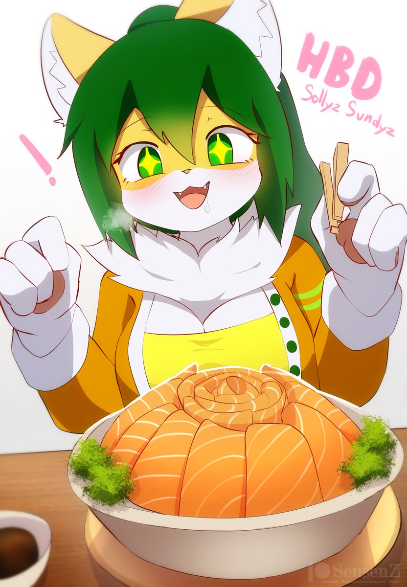 HBD to <a href="/SollyzSundyz/">Sollyz Sundyz 🔞</a>  !!! salmon party🥳🥳🥳