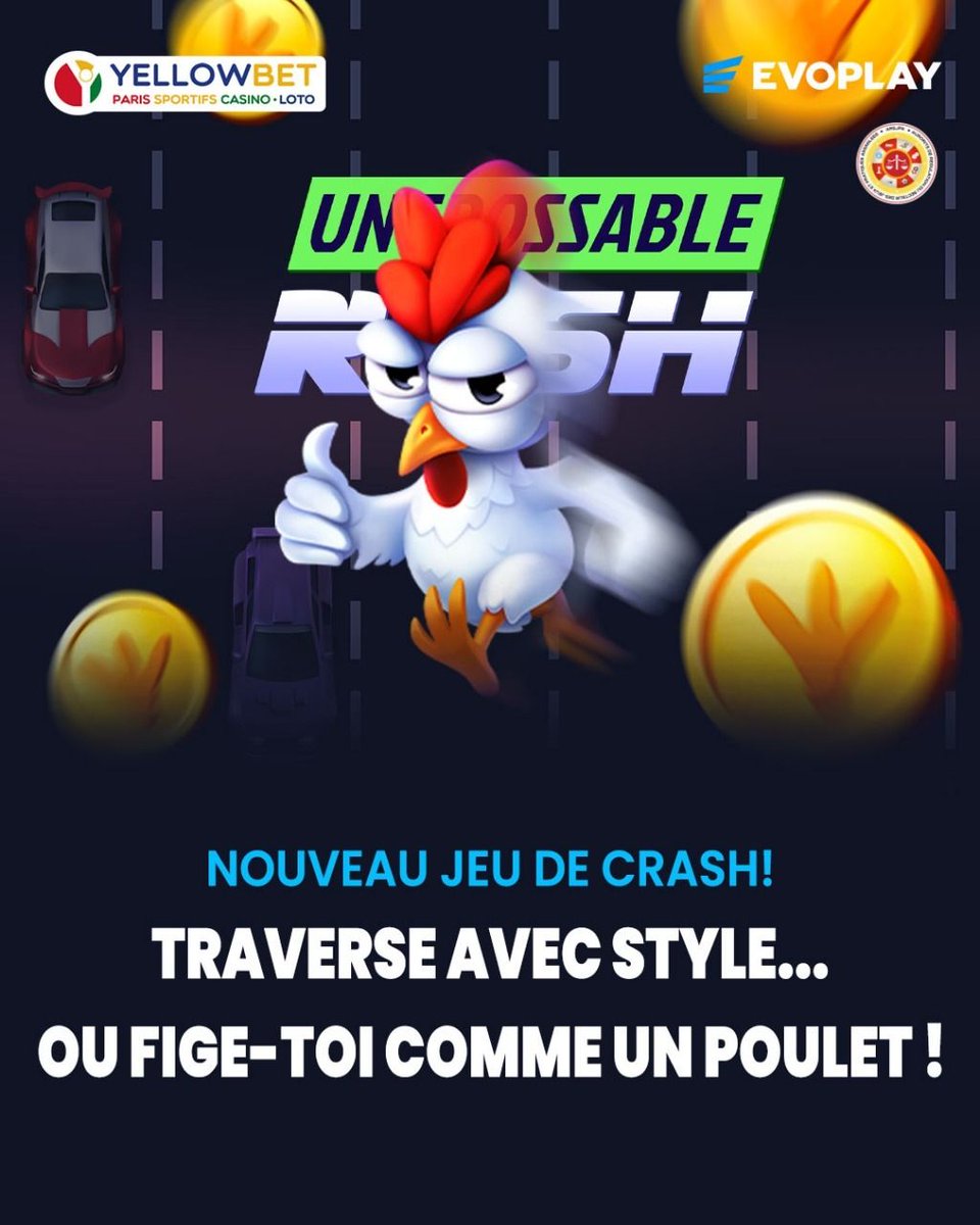 YellowbetGuinee's tweet image. 🚨 Le défi ultime est lancé ici yellowbet.com.gn/virtual/crash-… 🚨

Esquivez les bolides, foncez à toute vitesse et raflez le jackpot avant le crash !
Seuls les plus rapides survivront… 🏁🔥⚡

#CrashGame #SpeedChallenge #WinOrCrash #AdrenalineRush