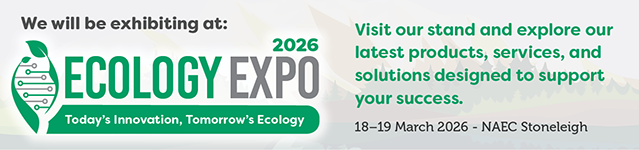 We're going to Ecology Expo March 2026. Are you? 
It would be great to see you there :-) To book your place or find out more go to: ecologyexpo.com