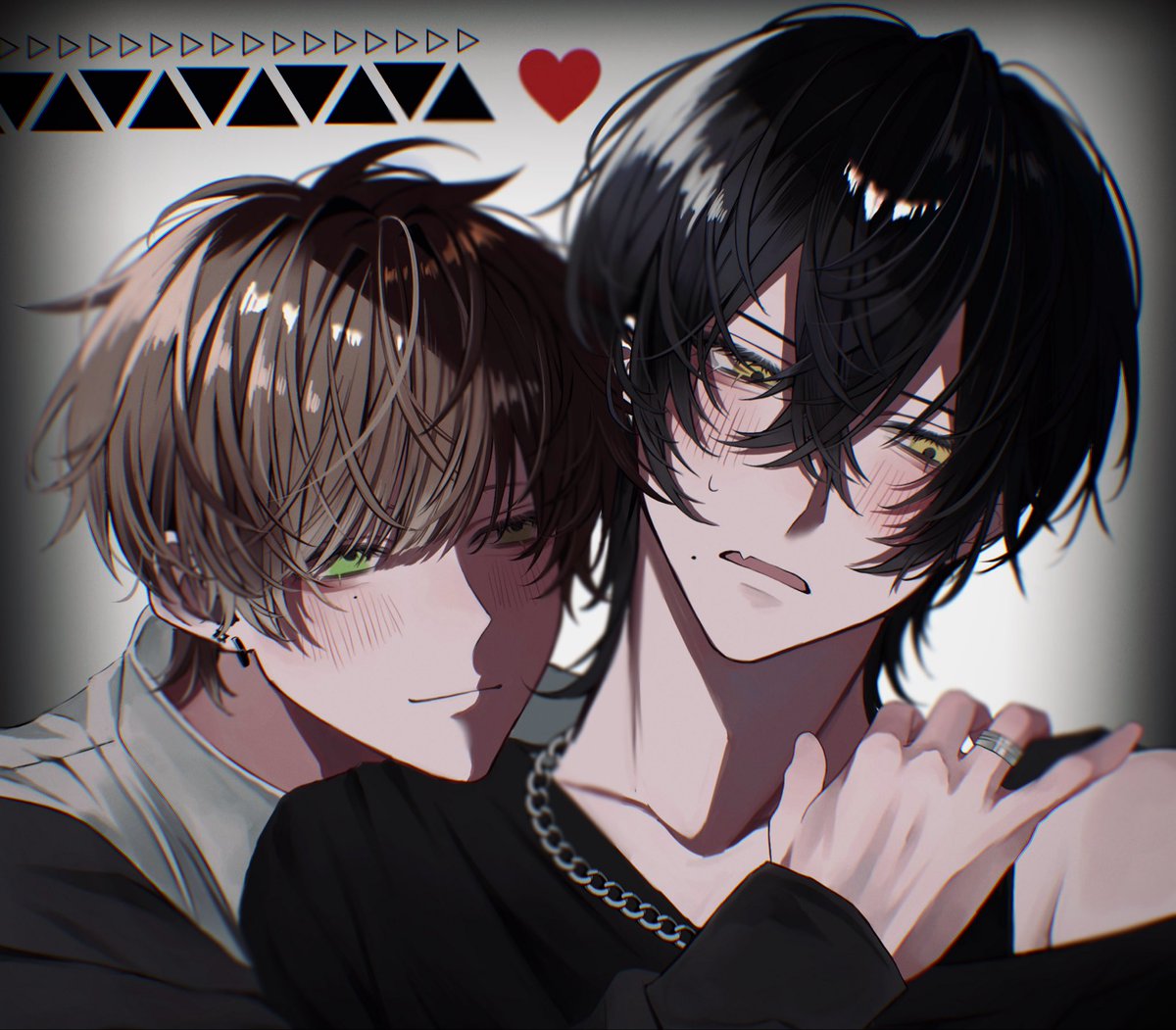 dizzy_7bit's tweet photo. 「仲良しだもんね？🖤」
 #創作BL https://t.co/2a5AMztE9z