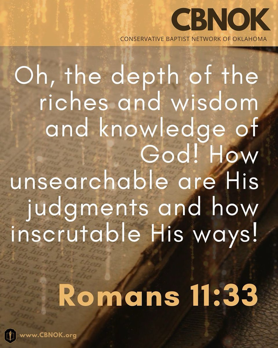Conservative Baptist Network of Oklahoma (@oklahomacbn) on Twitter photo 