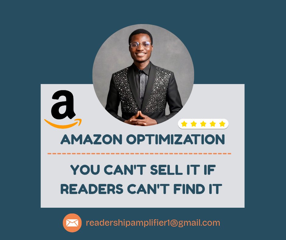 EAnimasahun1's tweet image. Most authors don’t have a sales problem, they have a visibility problem.
Your book can’t sell if readers can’t find it. That’s why Amazon Optimization matters. Title, keywords & categories guide readers straight to you.
Visibility drives sales.
#BookMarketing #AmazonOptimization