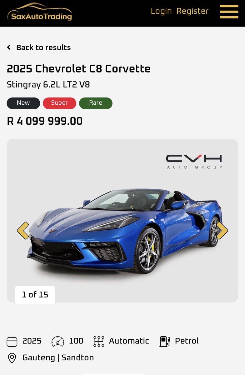 saxautotrading's tweet photo. Pure American Power! 💪🏼💪🏼 Experience pure performance and precision with the 2025 Corvette C8, a masterpiece of engineering that redefines what a supercar should be. Powered by a naturally aspirated 6.2L V8, this mid-engine beast delivers breathtaking acceleration, razor-sharp handling, and a driving experience that puts you in total command. Available for purchase on SAX AUTO TRADING, link here: 

https://t.co/Z9ZYUh3Xfz

#saxautotrading #corvette #corvettec8 #musclecarsonly #exoticcar