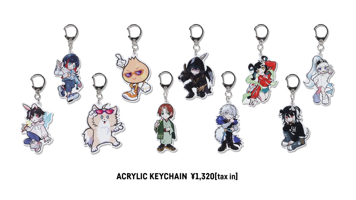 CRAZY RACCOON ONLINE STORE】 ・KEYCHAIN ・ACRYLIC STAND ※全10種