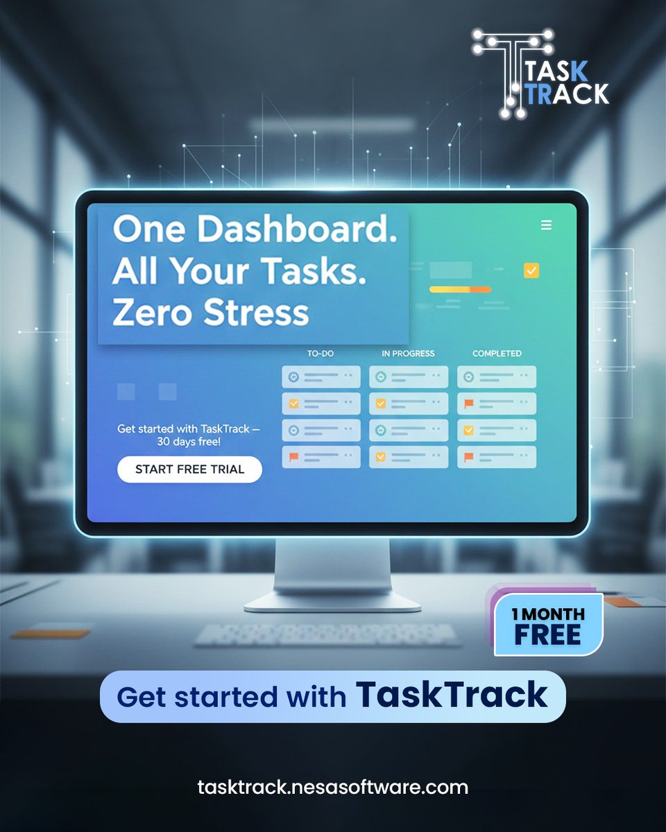 nesasoftware's tweet image. @nesasoftware 
Simplify your work with us
 Manage all task from one dashboard and say goodbye to stress.
 Try it FREE for 30 days!