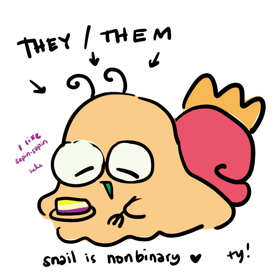 hey y'all! if you read this, just wanted to let you know my preferred pronouns are they/them