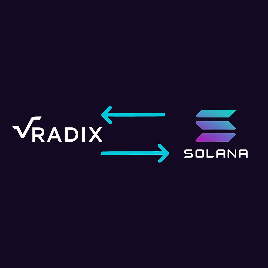 🚀 $SOL is now available on Radix!

Be among the first to bridge from @Solana → Radix using Hyperlane via @Astrolescent 

Unlock new DeFi opportunities - trade, stake, and explore native assets with lightning-fast, secure UX. ⚡️

#Radix #Solana #DeFi