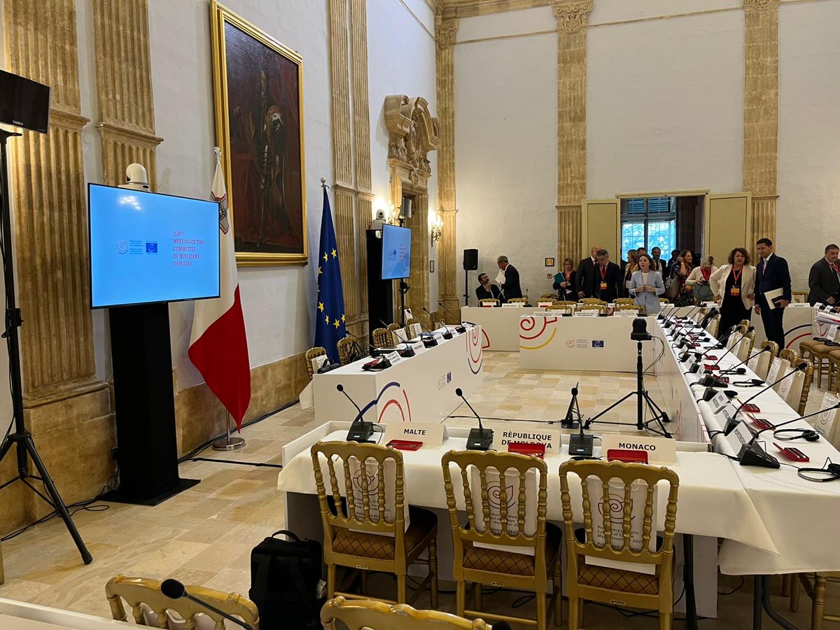 🇲🇨 Monaco a participé à la réunion du Comité des Ministres organisée cette semaine à Malte 🇲🇹, marquée notamment par un échange de vues avec le Président de la Commission européenne pour l’efficacité de la justice (CEPEJ) ⚖️