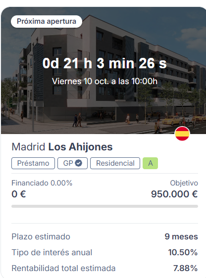 Inversor00's tweet photo. 1️⃣ 🏠 Nuevo proyecto en #Wecity por el mismo promotor que pidió financiación en #Civislend hace poco. Esta vez, la #garantía ofrecida es la pignoración del #IVA. ¿Sabes qué significa para ti como inversor? 👀#crowdlending #inmobiliario 
🧵 https://t.co/QeJxDd9sjK