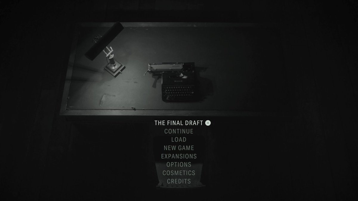 molnarroland19's tweet photo. Aaa igen ez egy mestermunka még mindig. Már a kezdő intró és rituálé is más. #TheFinalDraft #Run #AlanWake2 https://t.co/xqIG6yaJps