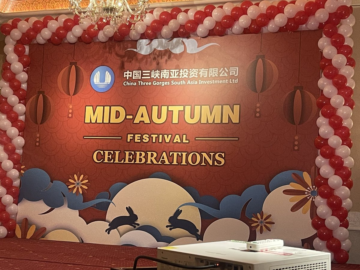 Mid-autumn festival celebrations organized by China Three Gorges South Asia Investment Ltd.