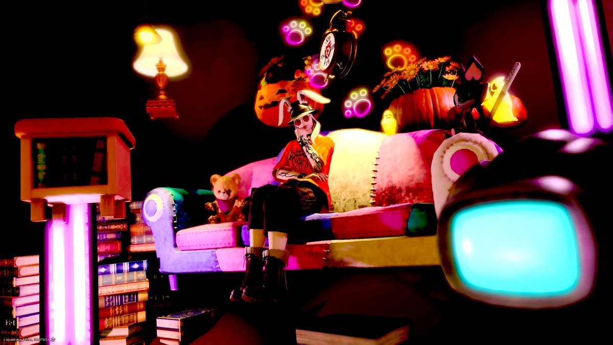 RioAinheartFF14's tweet image. #CS_R_PLUS

フレンドさんのハロウィンスタジオに！🎃
毎回楽しみにしてますっ！

#finalfantasy14
#ff14