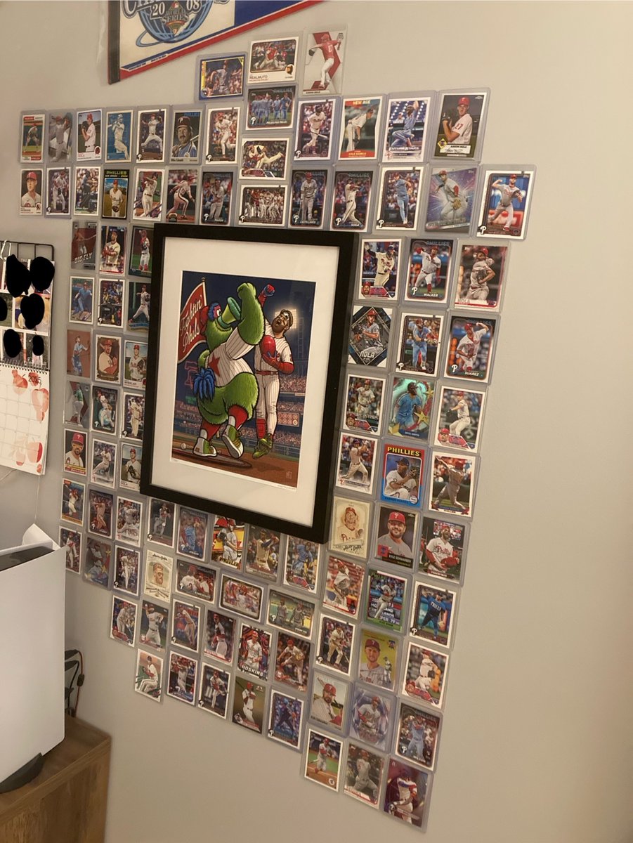 PhilsAddict's tweet image. Game! The Phillies stave off elimination thanks to a good piggyback game by Nola and Suárez, and a couple of Schwarbombs by… Schwarber. Today’s feature on the Wall of Phillies, however, is Connor Brogdon, who pitched for both teams!

1 down, 10 to go!

#RingTheBell