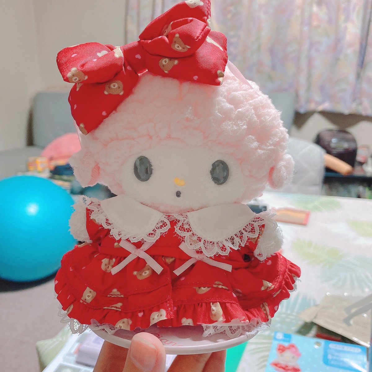 echo_s's tweet image. みて　くまちゃんドレス