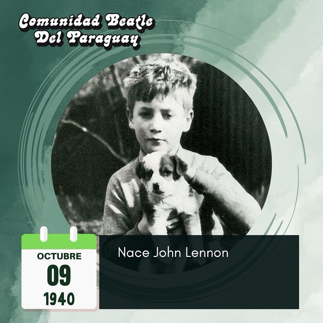 Hoy recordamos un aniversario más del nacimiento de John Lennon 
✌️☮️🎸
#efeméridesbeatle #thebeatles #comubeatlepy #johnlennon #beatlespy #rockpy