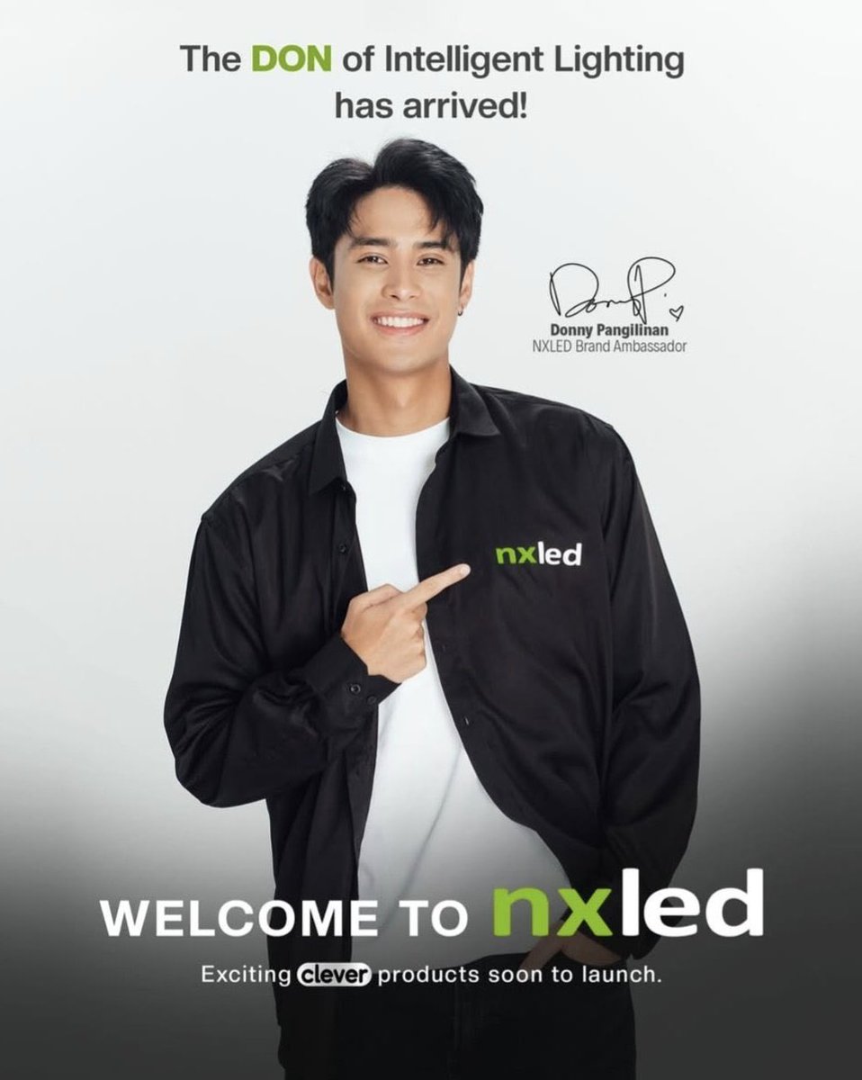 Congratulations, Donny! Excited to see you shine brighter than ever with your new family. 💡💛

<a href="/donnypangilinan/">Donny</a> 
#DonnyPangilinan 
#NXLEDxDonny