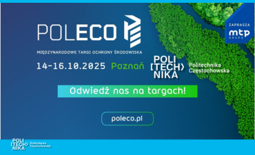 Międzynarodowe Targi Ochrony Środowiska POLECO 2025
pcz.pl/aktualnosci/mi…
<a href="/PolecoTargi/">POLECO</a>