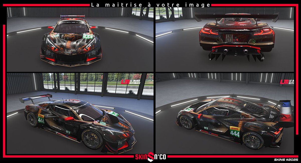 LMU - Création de design - Corvette GT3