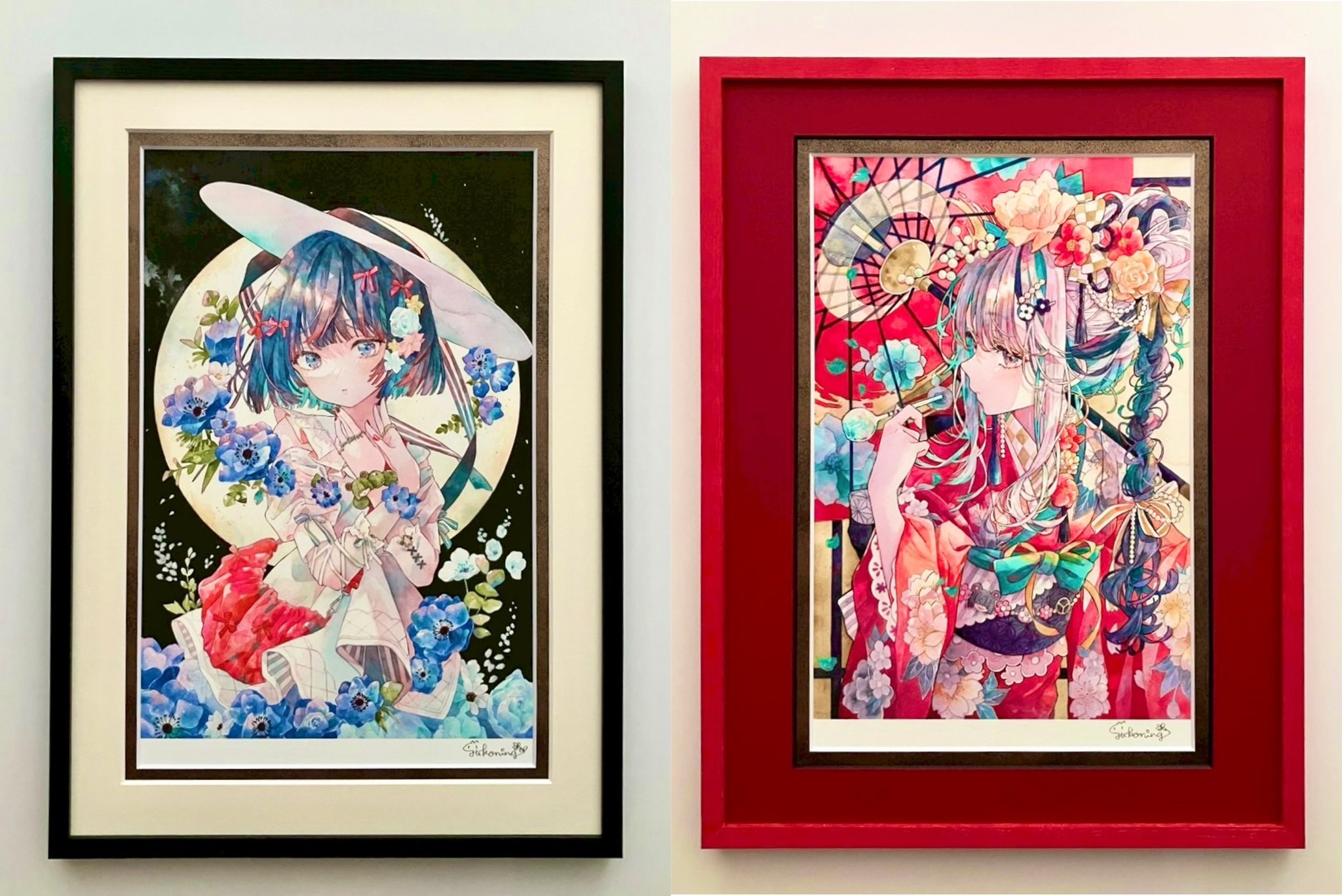 【匿名配送】優子鈴 水彩画 PAINTISM 限定版　複製原画　直筆サイン入り 優子鈴 水彩画展 PAINTISM | ギャラリー | 銀座三越 | 三越