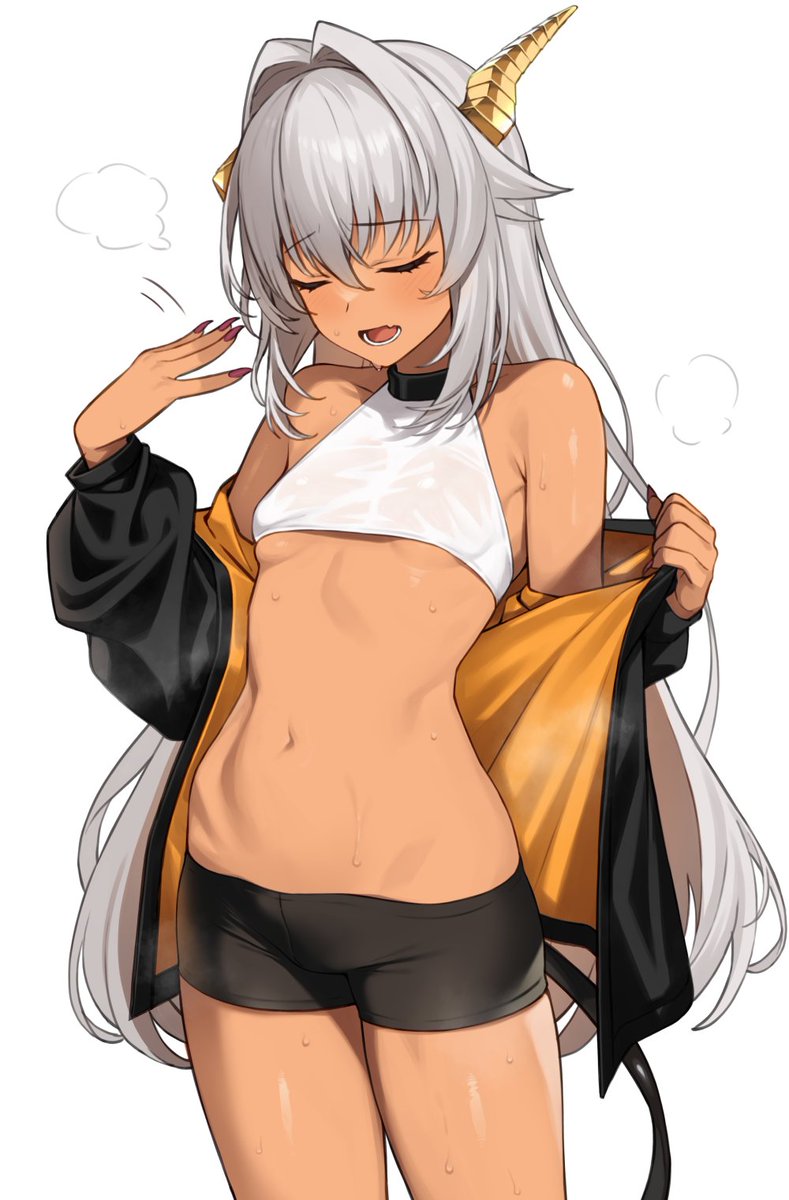 #見た人も無言で銀髪or白髪をあげる