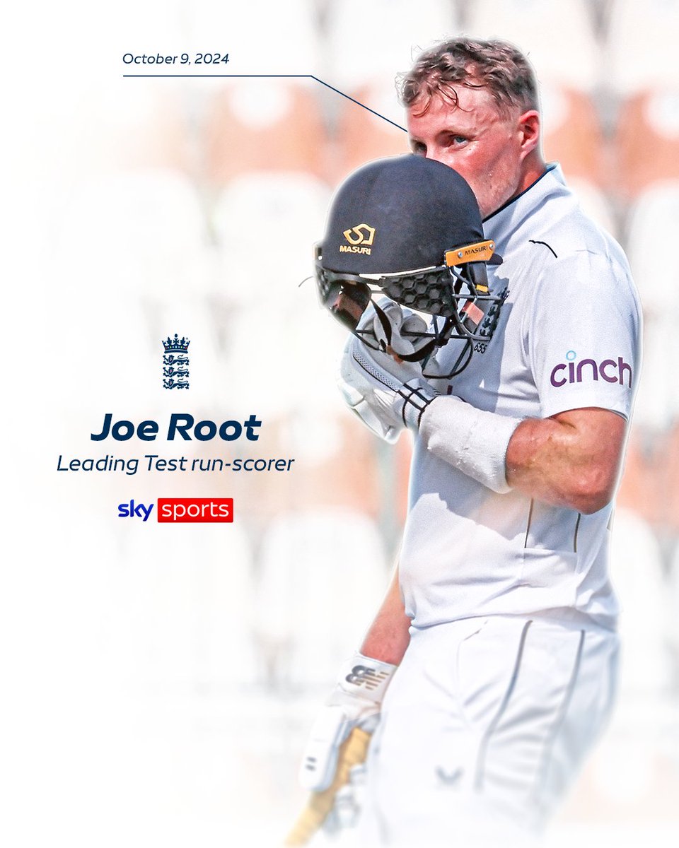 🗓️ On This Day in 2024: Joe Root made history by becoming England’s all-time leading run-scorer in Test cricket 🐐😍